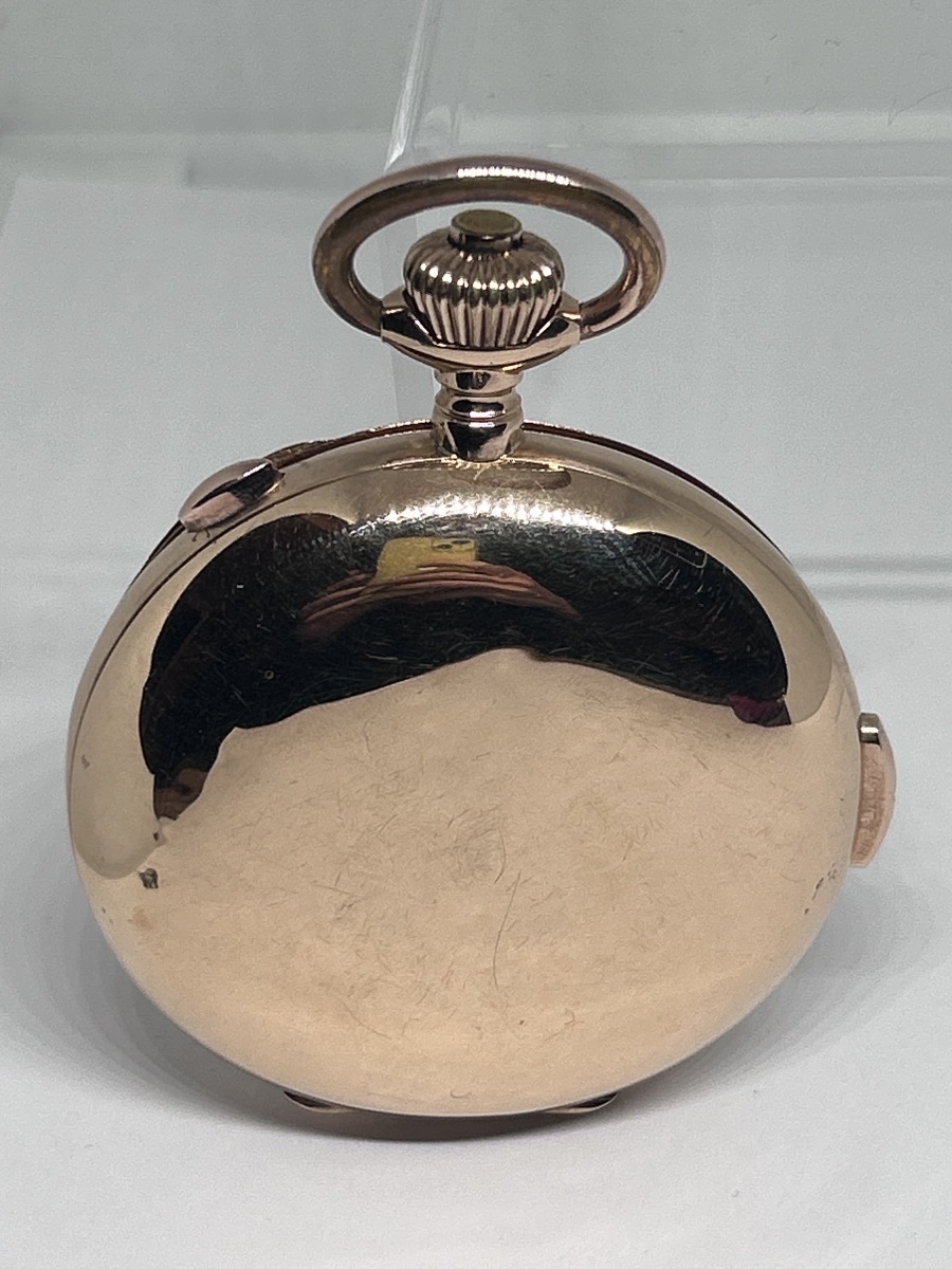 The Phare Triple Calendar Repeater Pocket Watch In Rose Gold -photo-5