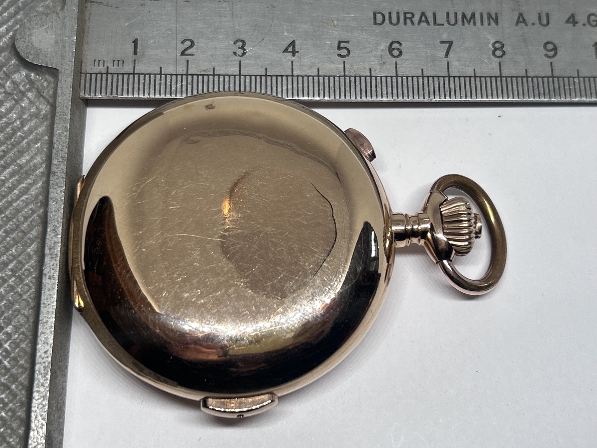 The Phare Triple Calendar Repeater Pocket Watch In Rose Gold -photo-6