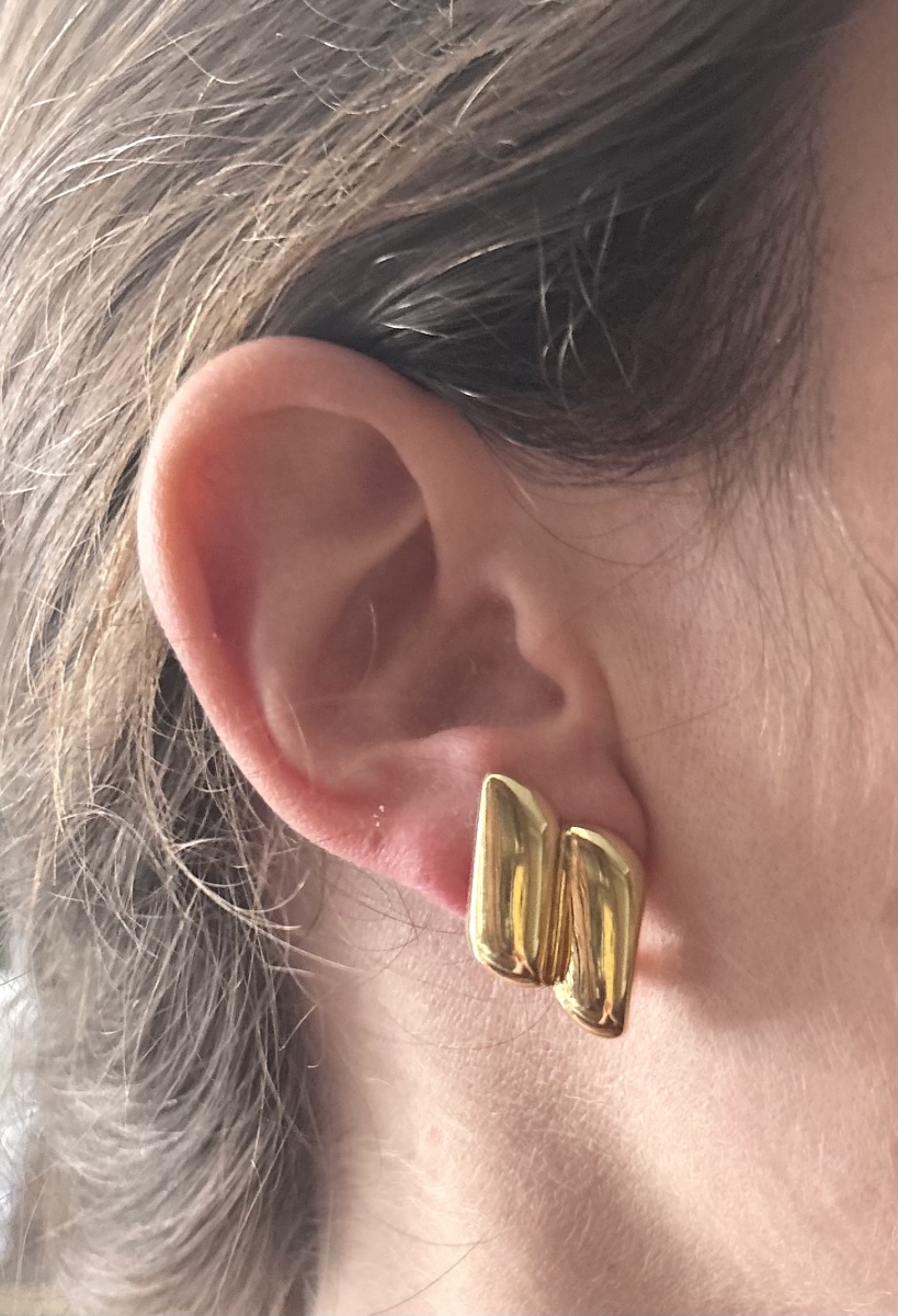 18-karat Gold Clip-on Earrings -photo-4