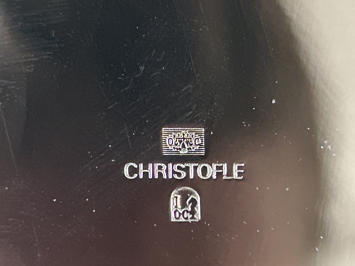 Christofle, Malmaison-style Bread Plate In Silver-plated Metal -photo-3