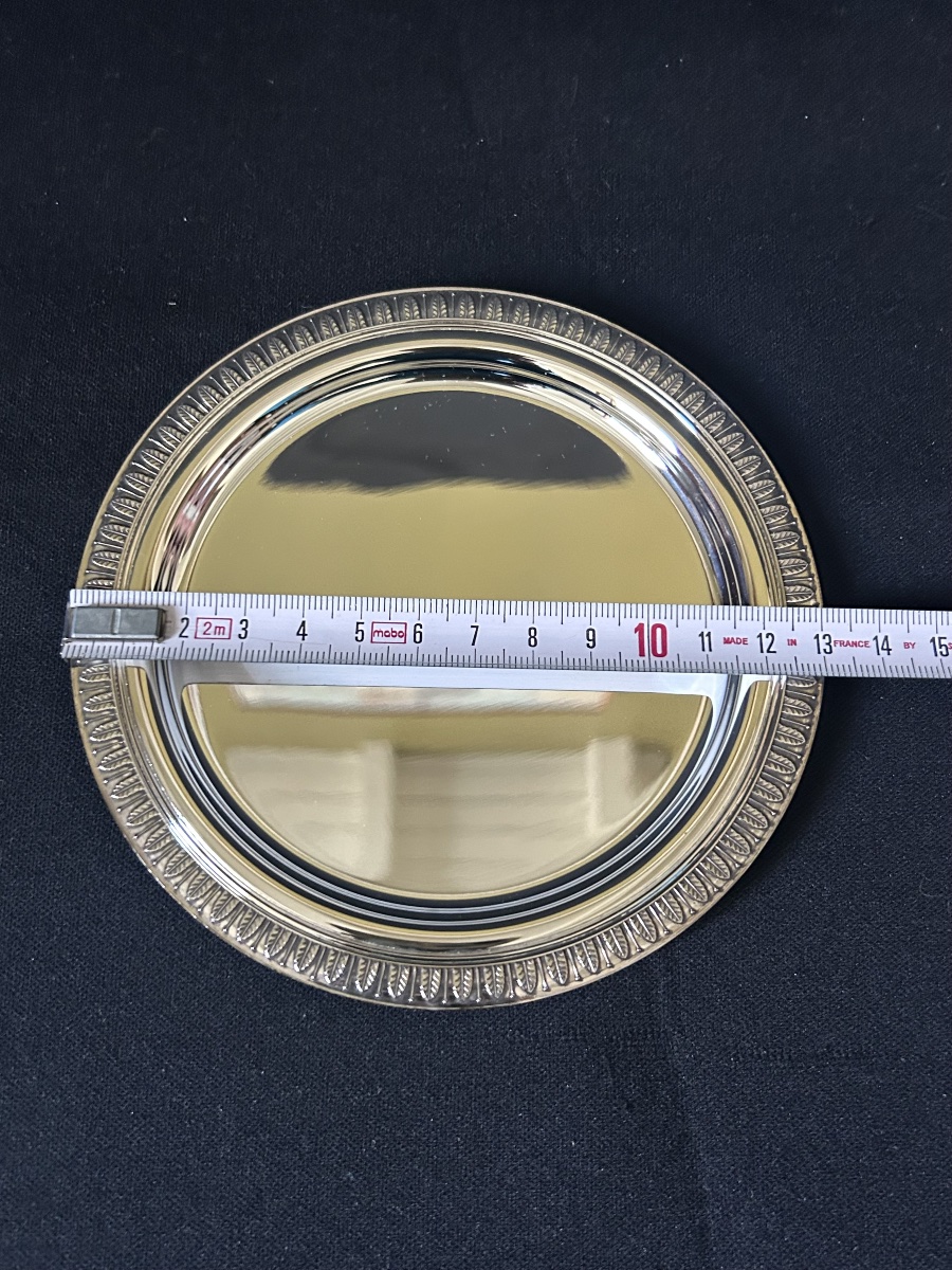 Christofle, Malmaison-style Bread Plate In Silver-plated Metal -photo-4