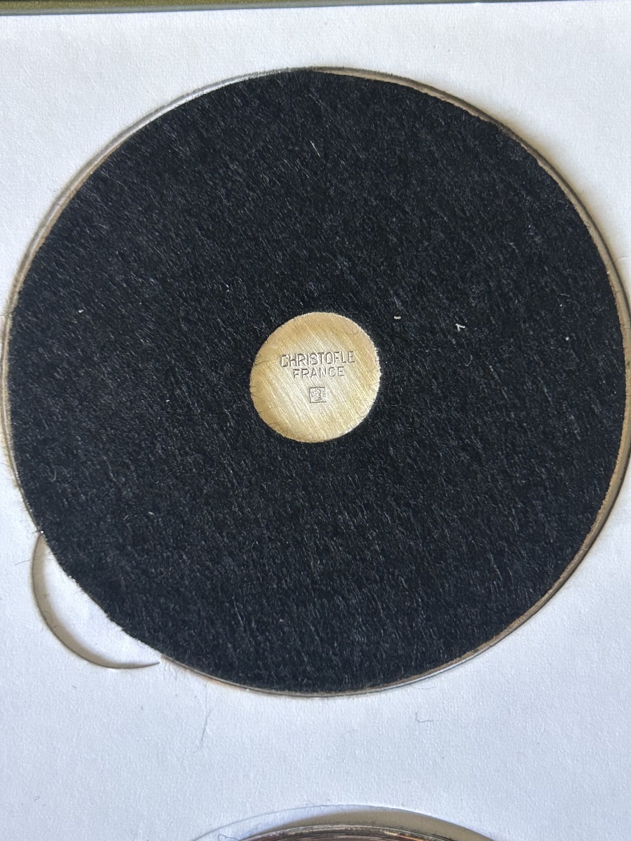 Christofle, 4 Louis Philippe-style Coasters -photo-2