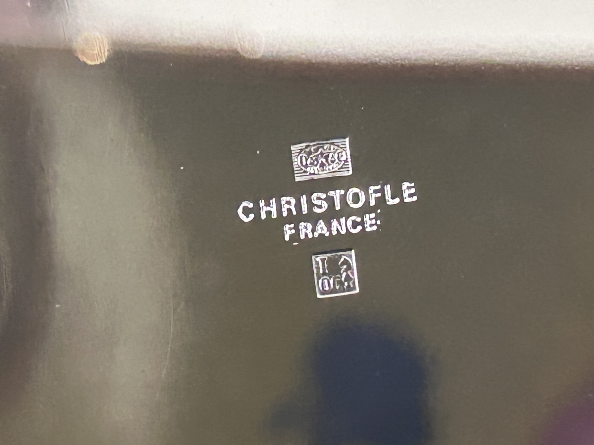 Christofle, assiette à pain Arcantia en métal argenté -photo-4