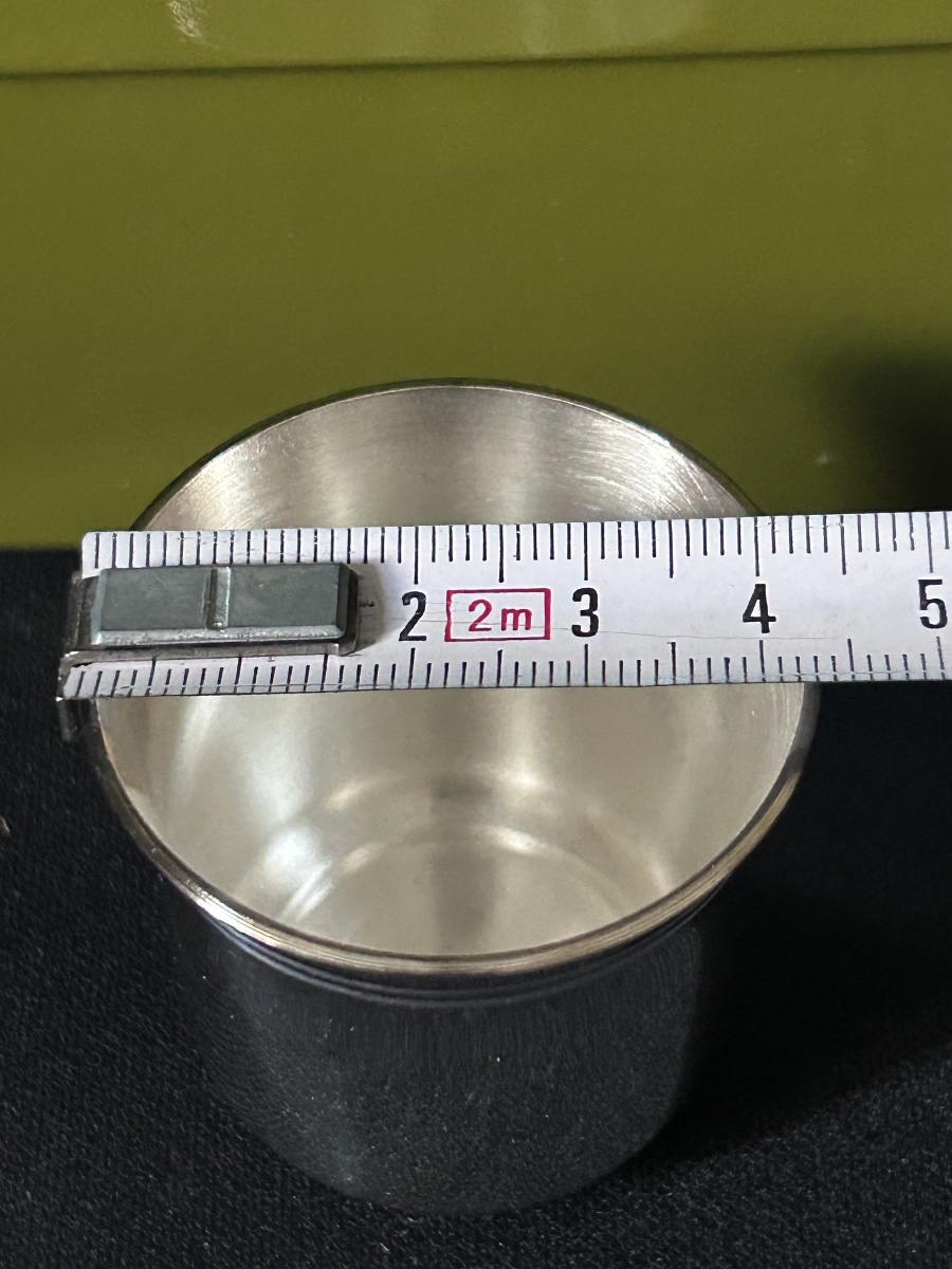 Christofle, "nathalie" Egg Cup In Silver-plated Metal -photo-4