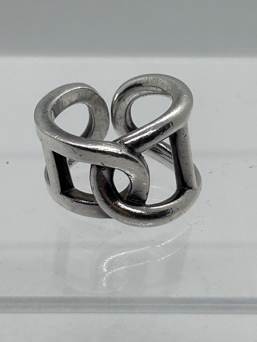 Hermès, bague Cythère en argent massif -photo-2