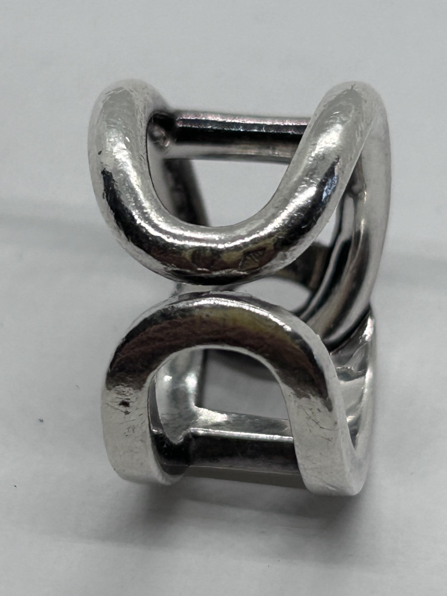 Hermès, bague Cythère en argent massif -photo-4