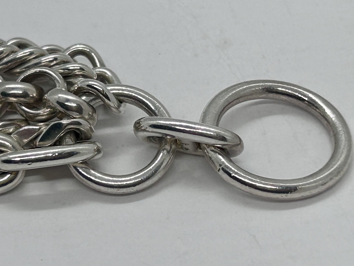 Hermès, bracelet « Etcétéra » à 4 chaînes en argent massif-photo-2