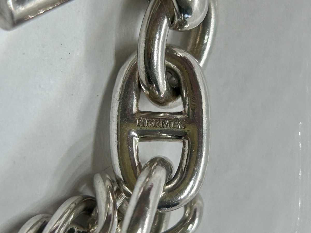 Hermès, bracelet « Etcétéra » à 4 chaînes en argent massif-photo-3