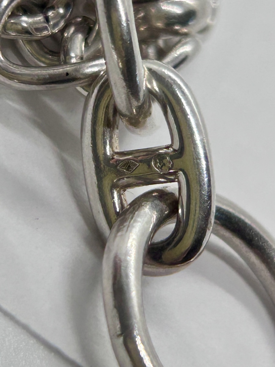 Hermès, bracelet « Etcétéra » à 4 chaînes en argent massif-photo-4