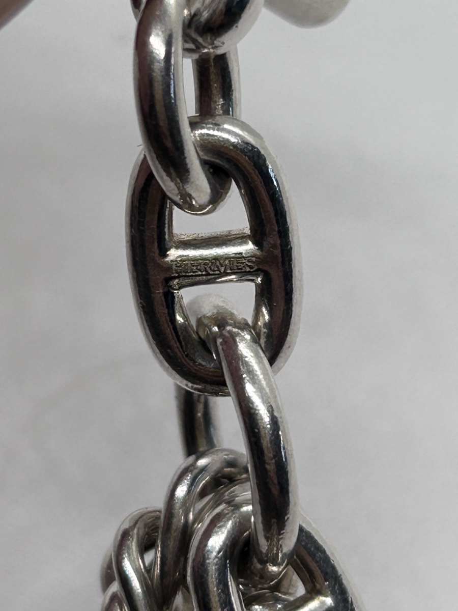 Hermès, bracelet « Etcétéra » à 4 chaînes en argent massif-photo-6