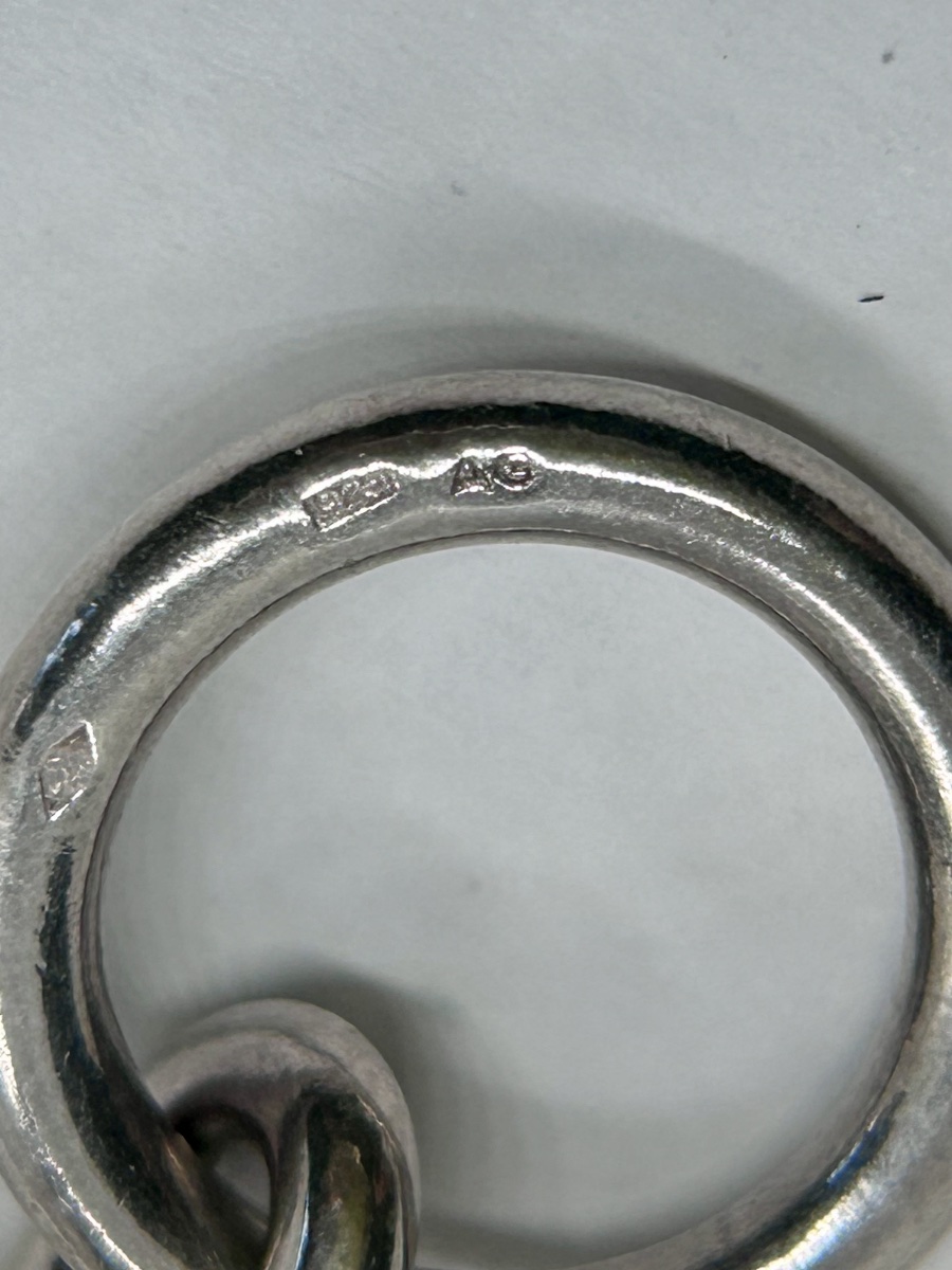 Hermès, bracelet maille « chaîne d’ancre » en argent massif-photo-2