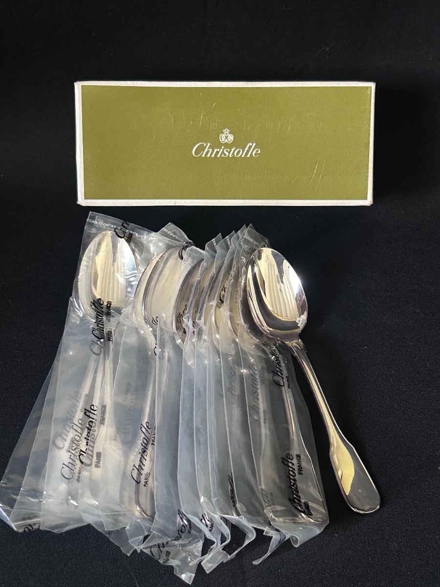 Christofle, lot de 12 cuillères à café Versailles -photo-7