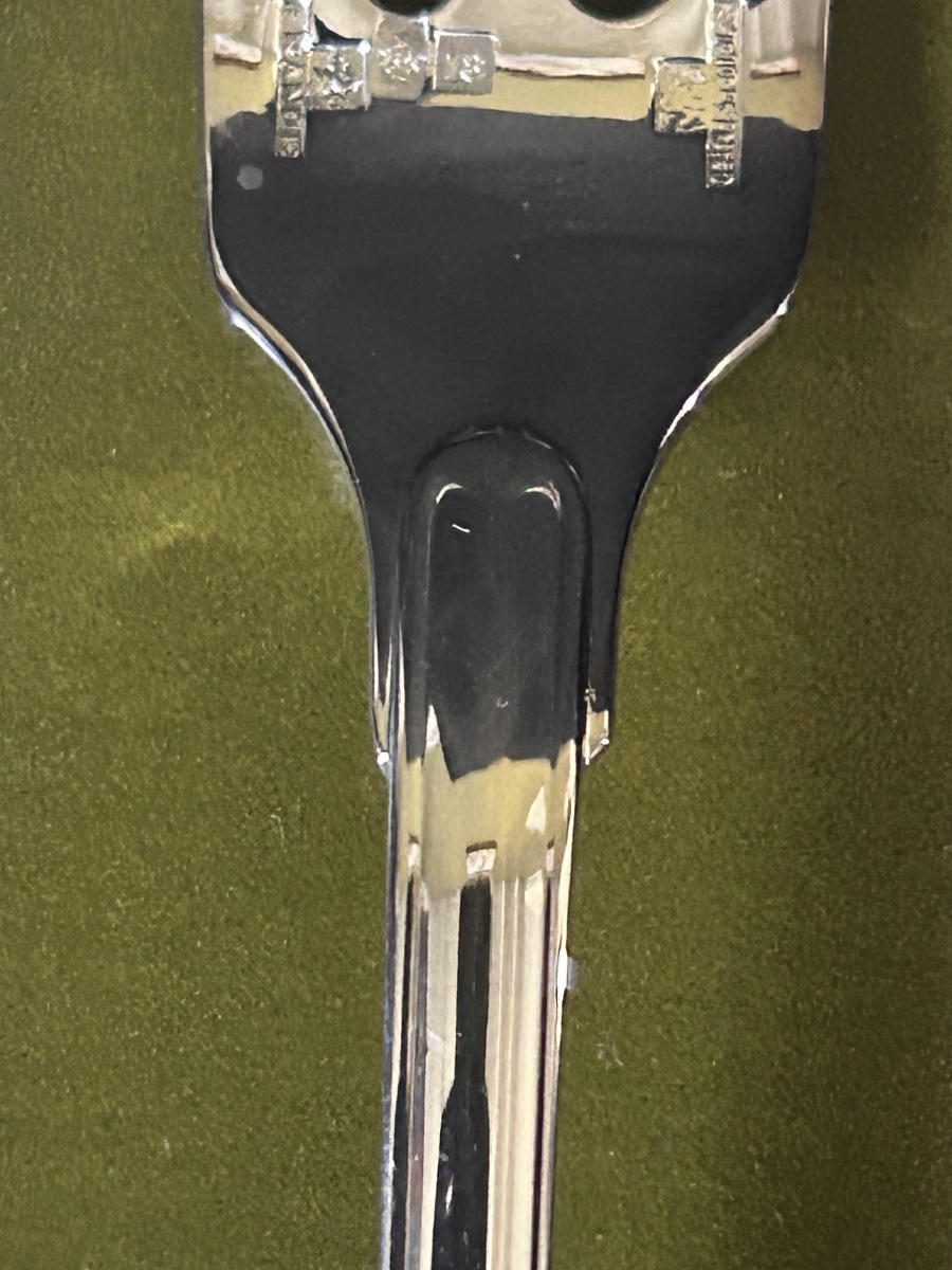 Christofle, Set Of 12 Versailles Cake Forks-photo-4