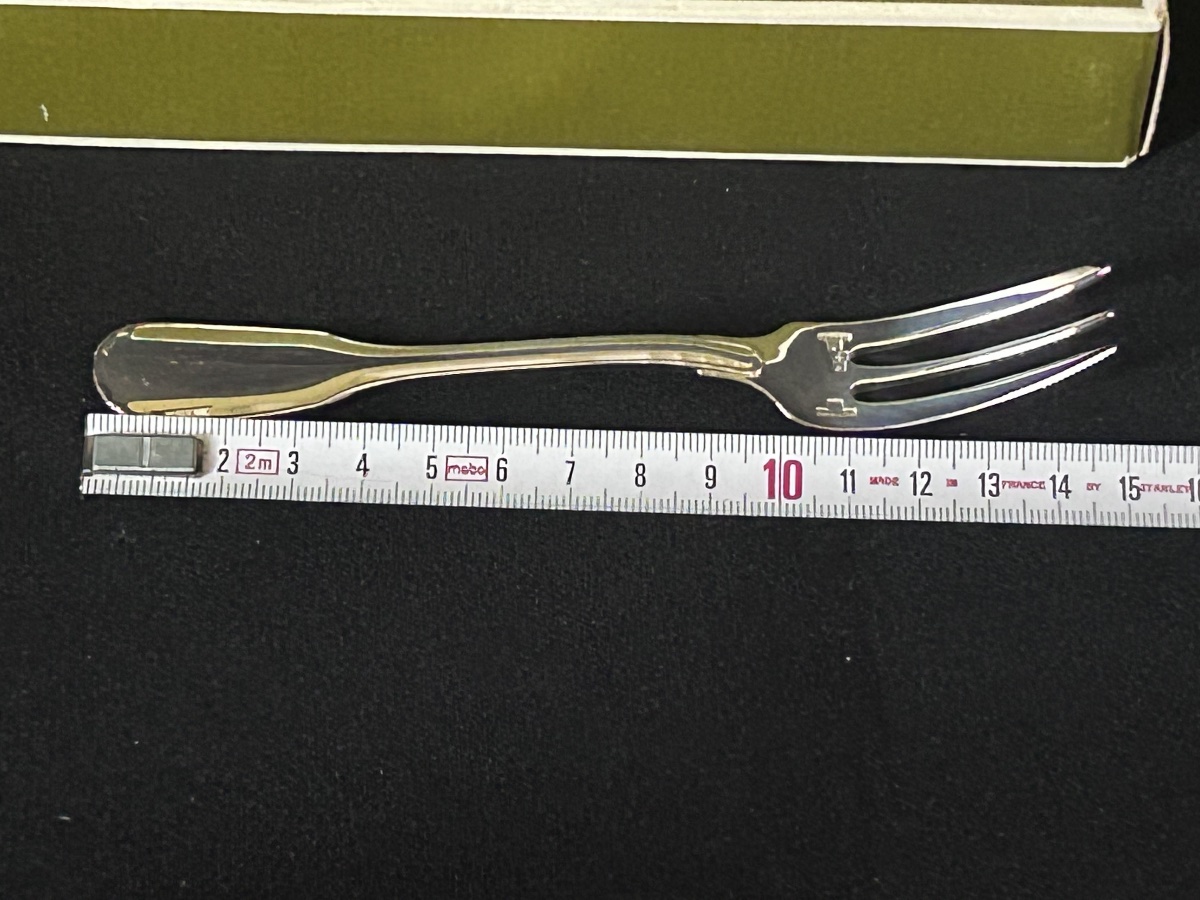 Christofle, Set Of 12 Versailles Cake Forks-photo-7