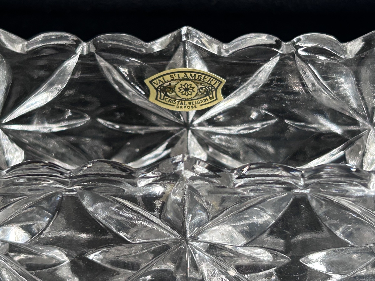 Val Saint Lambert, Crystal Table Runner -photo-2