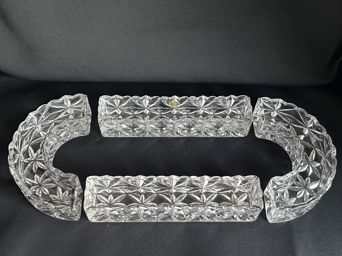 Val Saint Lambert, Crystal Table Runner 