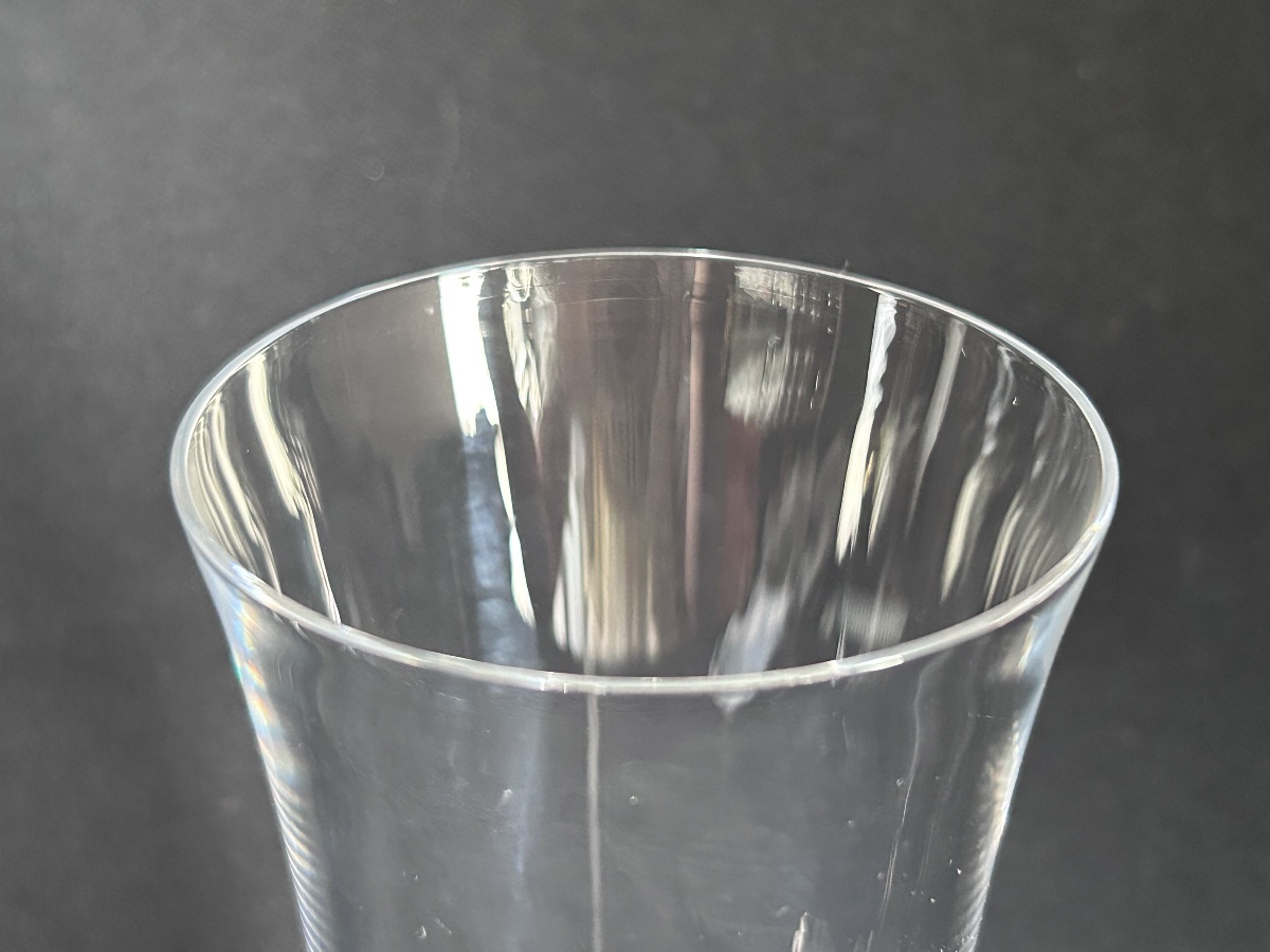 Lalique, 12 flûtes à Champagne en cristal -photo-4