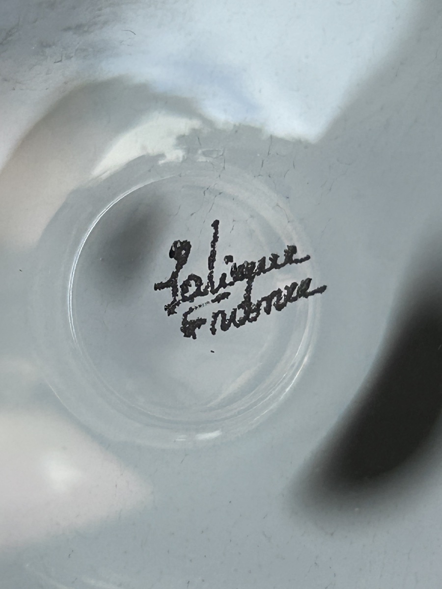 Lalique, 12 flûtes à Champagne en cristal -photo-2