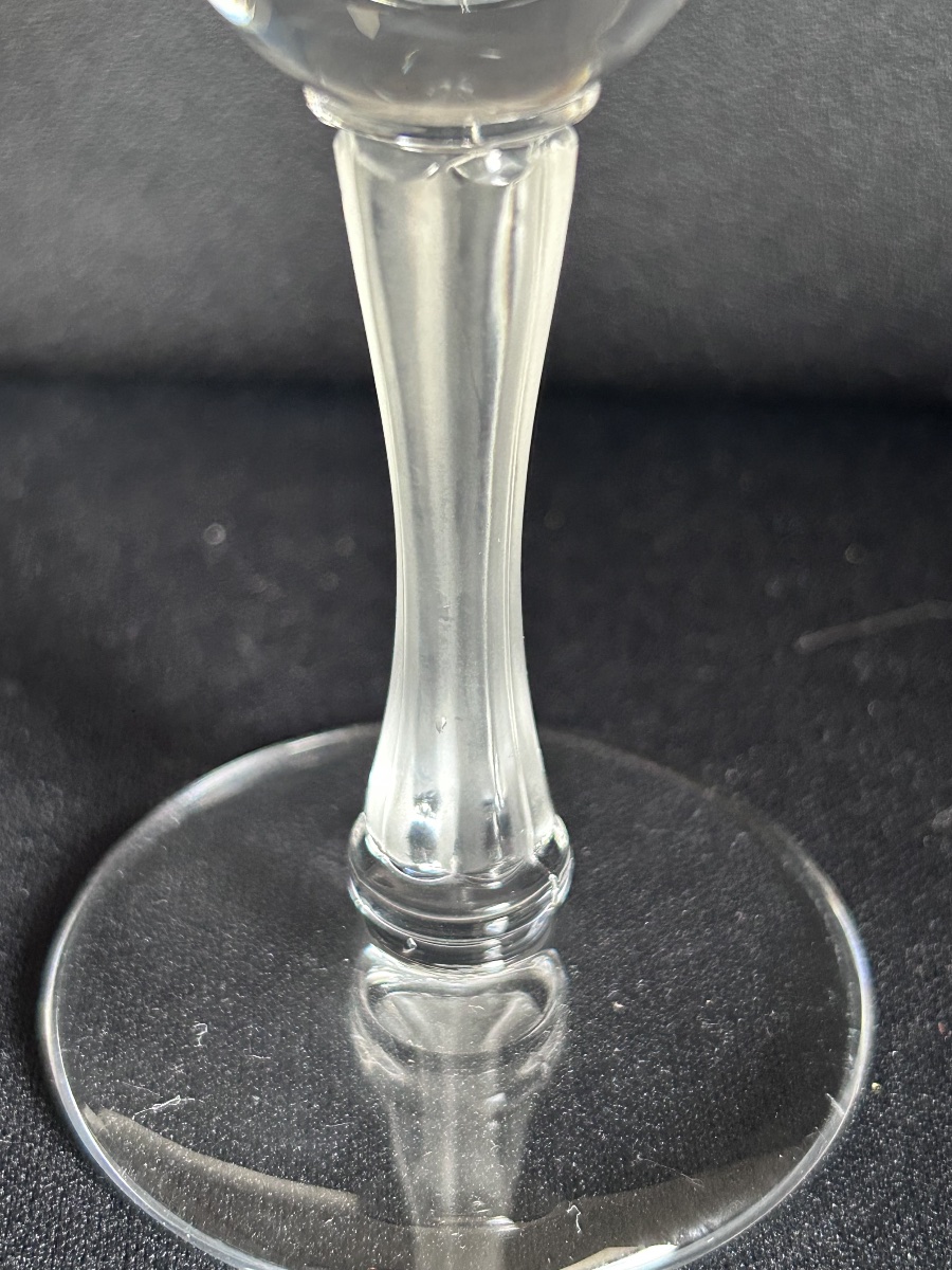 Lalique, 12 flûtes à Champagne en cristal -photo-7
