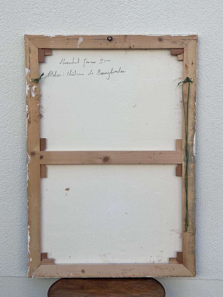 J. Marschal, diptyque technique mixte sur toile -photo-3