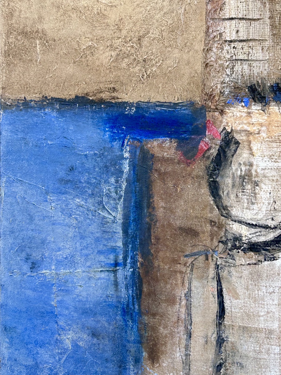 J. Marschal, diptyque technique mixte sur toile -photo-4