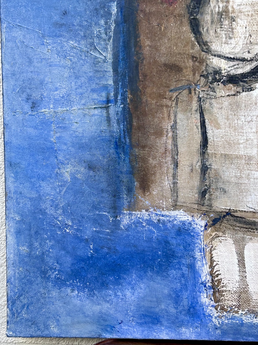 J. Marschal, diptyque technique mixte sur toile -photo-2
