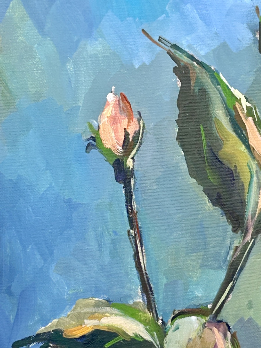 M. Schmit, huile sur toile nature morte peintre luxembourgeois -photo-3