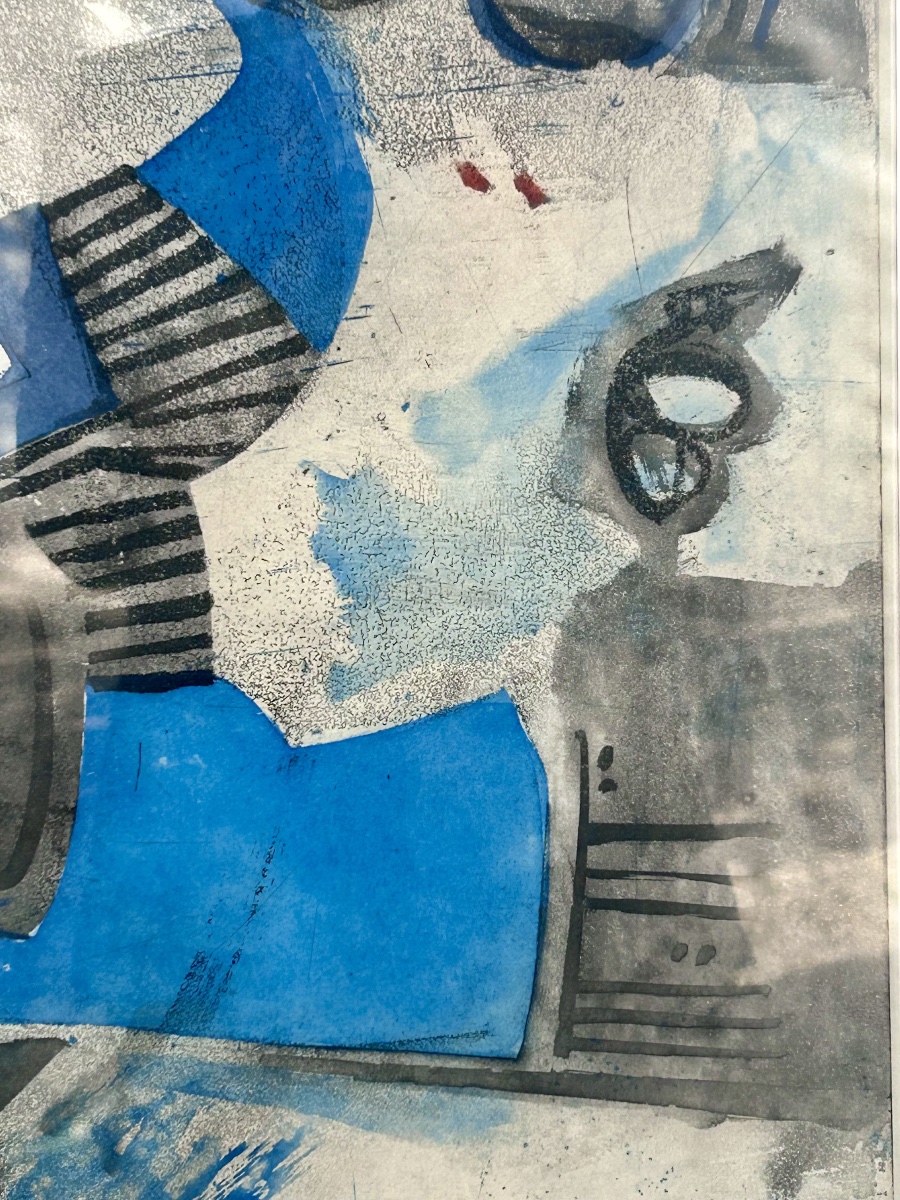 R. Bertemes, Abstract Color Lithograph -photo-4