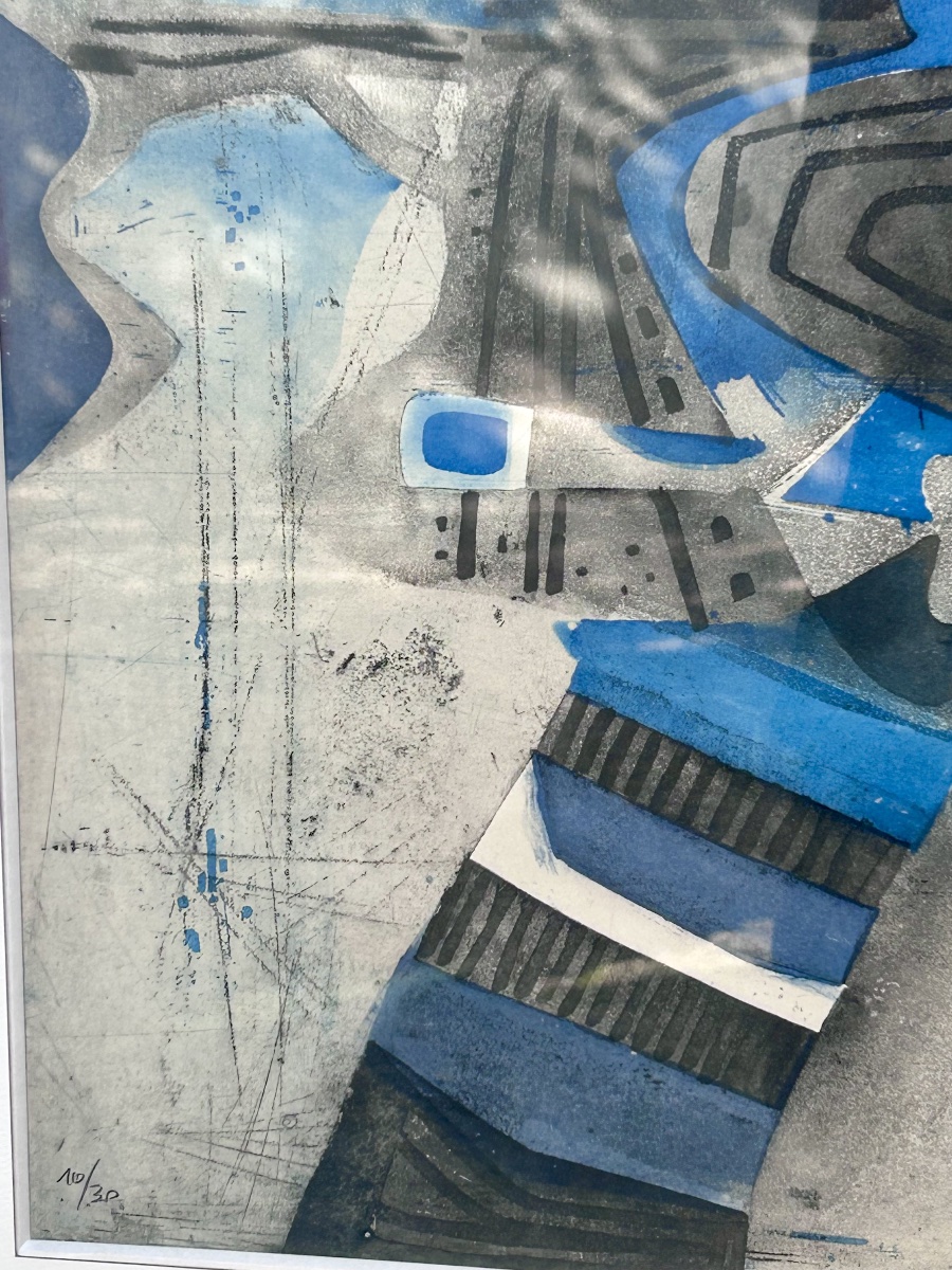 R. Bertemes, Abstract Color Lithograph -photo-7