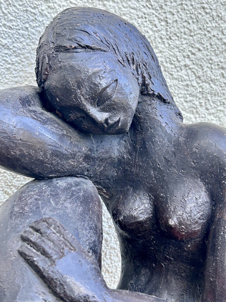 M. Siffredi, sculpture en terre cuite patinée -photo-4