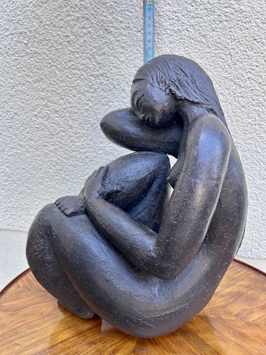 M. Siffredi, sculpture en terre cuite patinée -photo-6