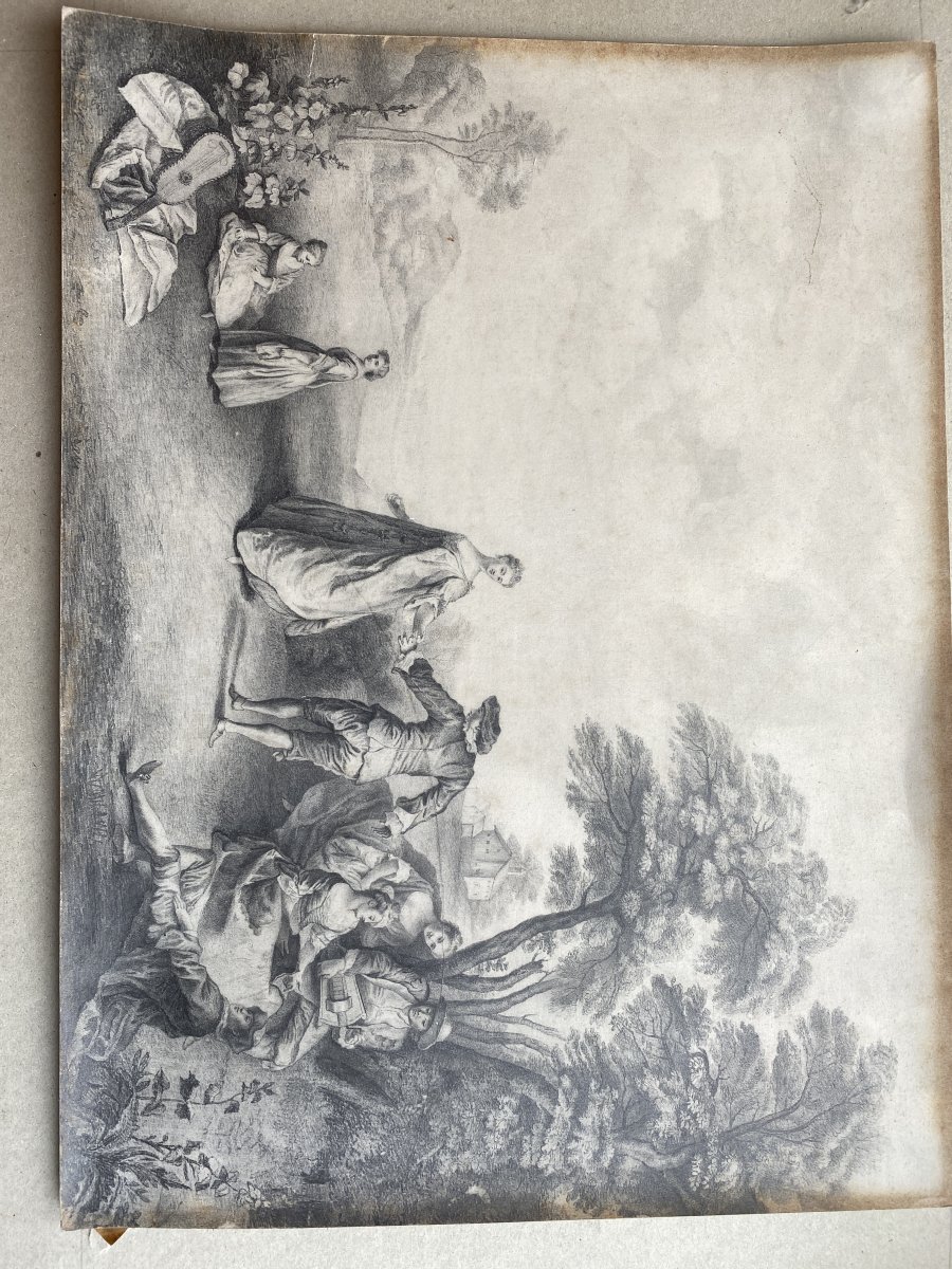 Pencil Drawing Late 18th-photo-4
