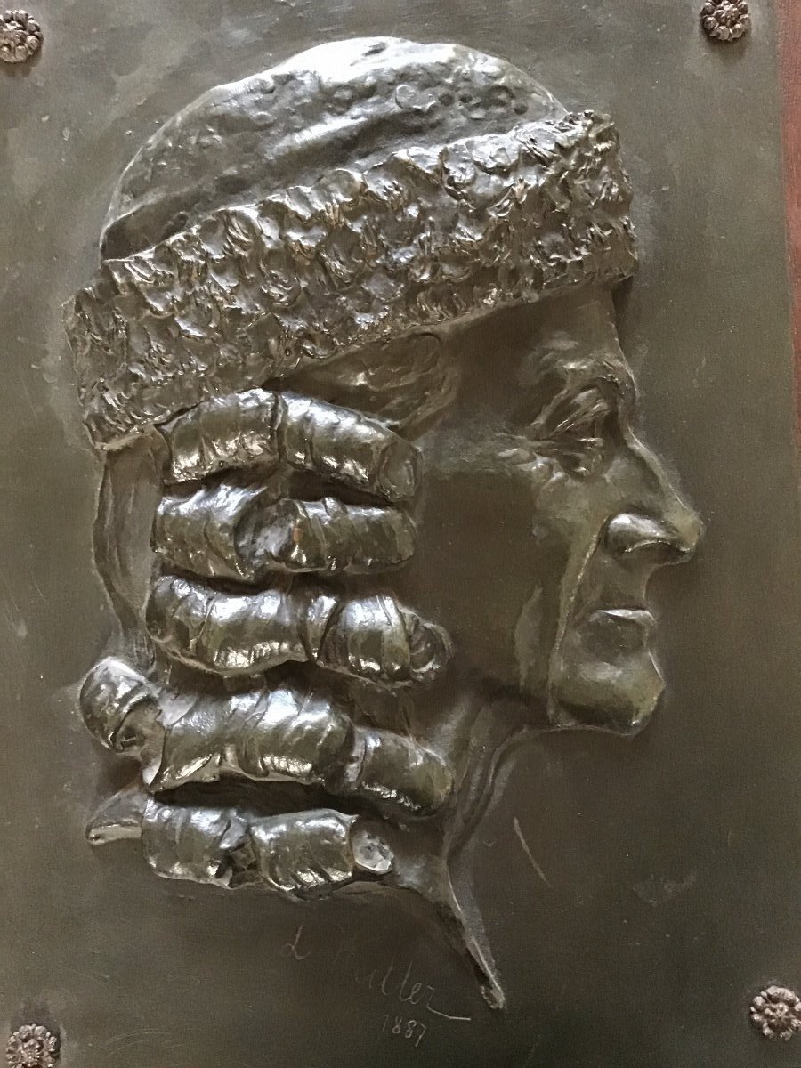 Bas Relief en bronze Paul Louis Weiller