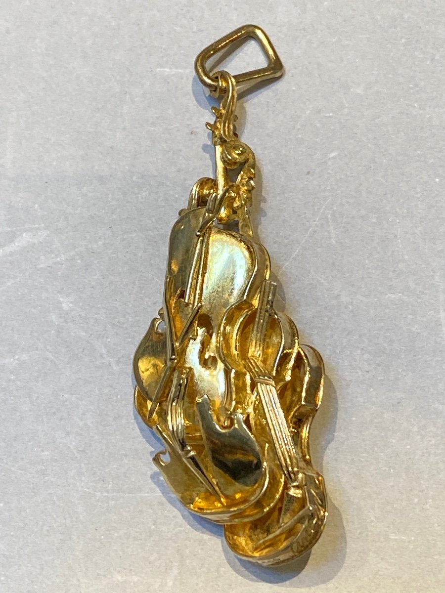 Arman, Great Anger Pendant In Vermeil