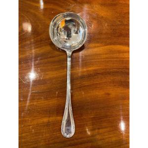 Christofle Stewing Spoon Crossed Ribbon