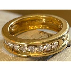 Gold And Diamond Wedding Ring