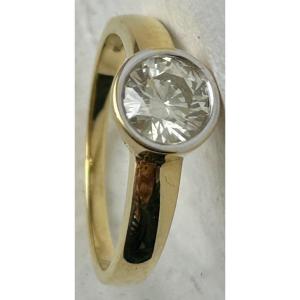 Yellow Gold And Diamond Solitaire