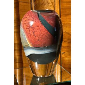 Nicolas Morin, pièce unique vase en verre