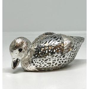Christofle, Silver Metal Duck 