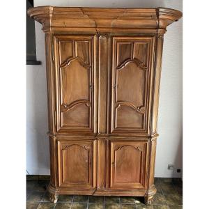 18th Century Luxembourg Walnut Wardrobe 
