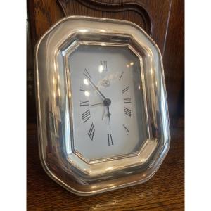 925 Sterling Silver Solid Alarm Clock