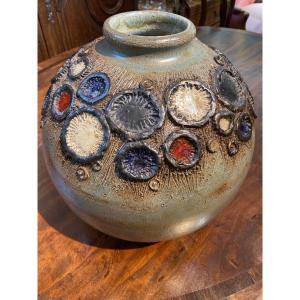 Vase en céramique Elisabeth Van de Weghe Perignem