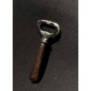 Christofle Ebony Wood Bottle Opener