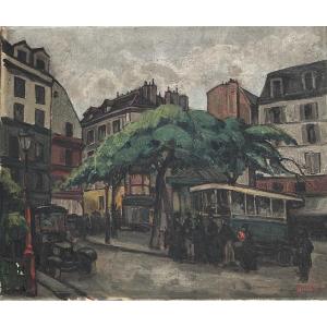 A. Prevost, tableau huile sur toile 