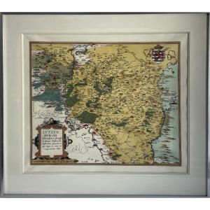 Gérard de Jode, carte colorée Luxembourg-Belgique