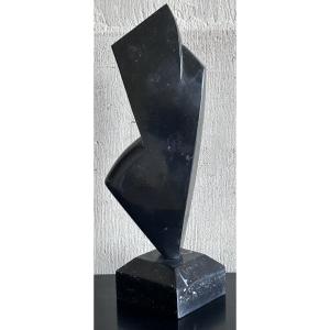 L. Wercollier, sculpture en marbre noir 