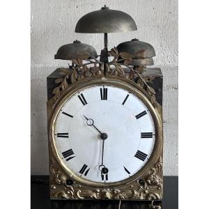 Mouvement d’horloge de parquet à 3 cloches XIXe siècle 