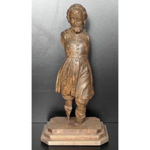 Statue en bois sculpté XVIIIe siècle 