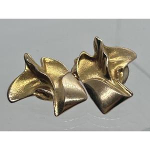 Lapponia, 14-karat Gold Clip-on Earrings
