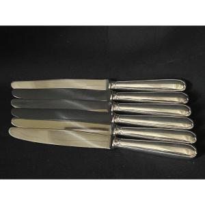 Christofle, Set Of 6 Versailles Dessert Knives